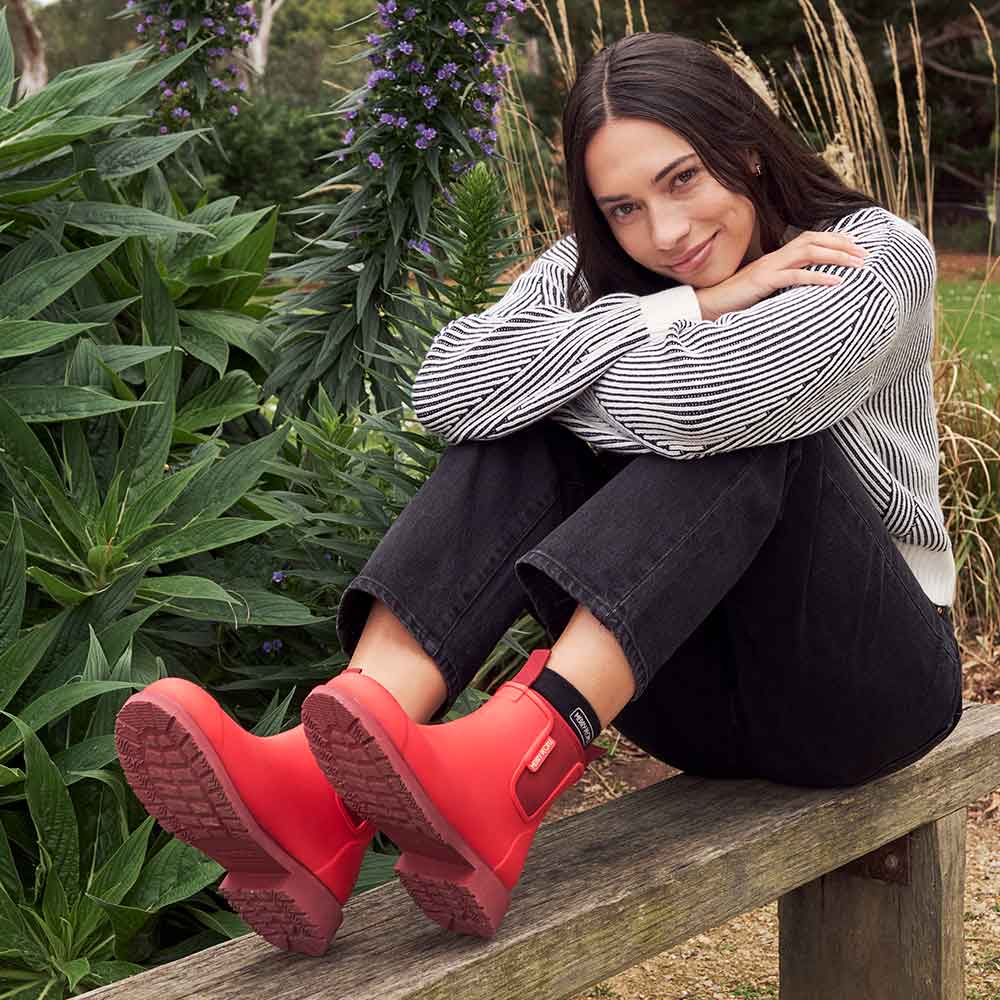 Bobbi Ankle Boot // Poppy Red [Retired] - Image 6