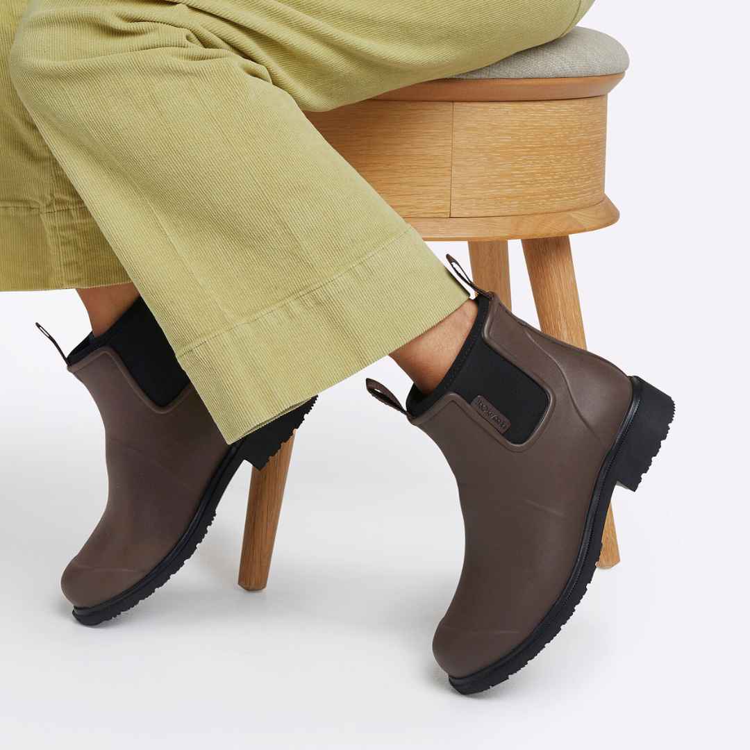 Bobbi Ankle Boot // Chocolate & Black [Retired] - Image 6