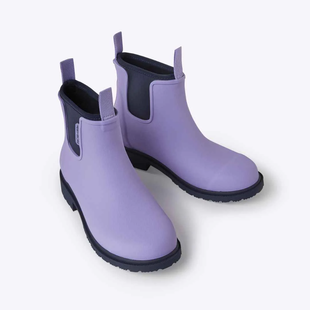 Bobbi Ankle Boot // Lavender & Navy [Retired] - Image 4