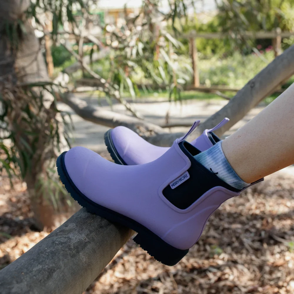 Bobbi Ankle Boot // Lavender & Navy [Retired] - Image 8