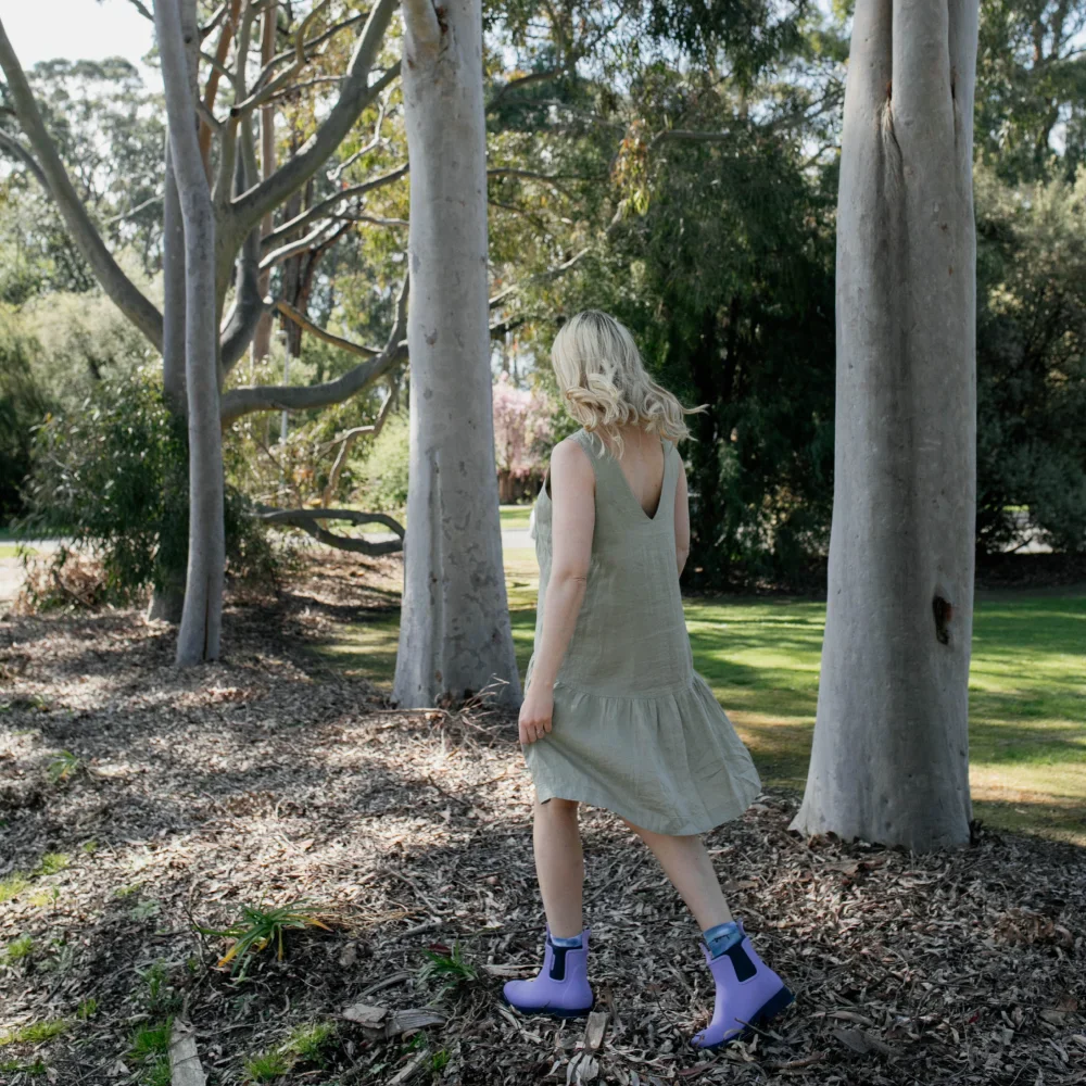 Bobbi Ankle Boot // Lavender & Navy [Retired] - Image 9