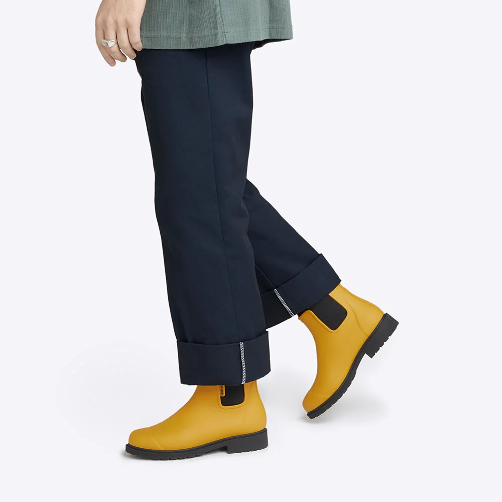 Bobbi Ankle Boot // Mustard Yellow & Black [Retired] - Image 5