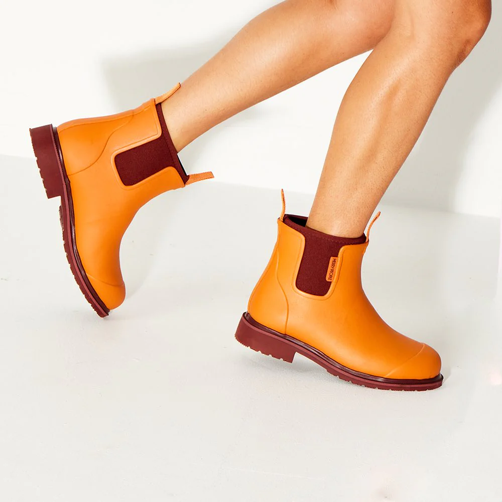 Bobbi Ankle Boot // Orange & Pomegranate [Retired] - Image 4