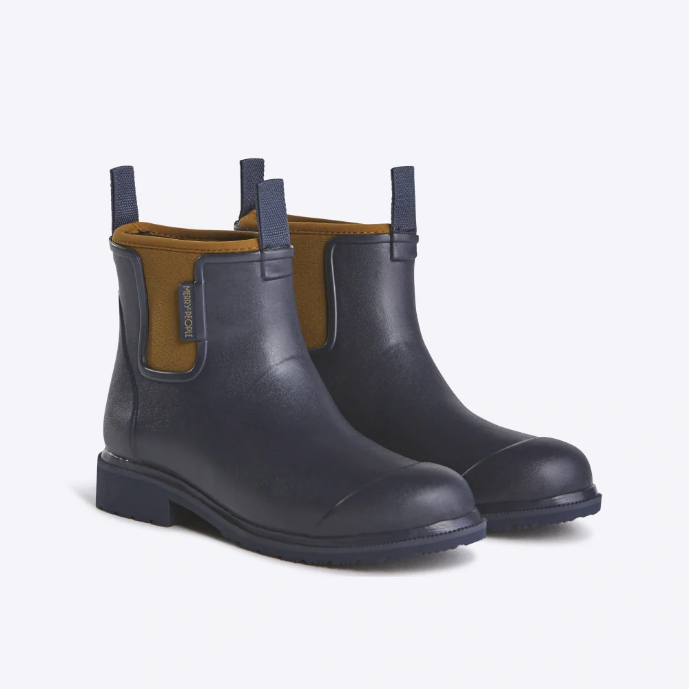 Bobbi Ankle Boot // Oxford Blue & Tan [Retired] - Image 2