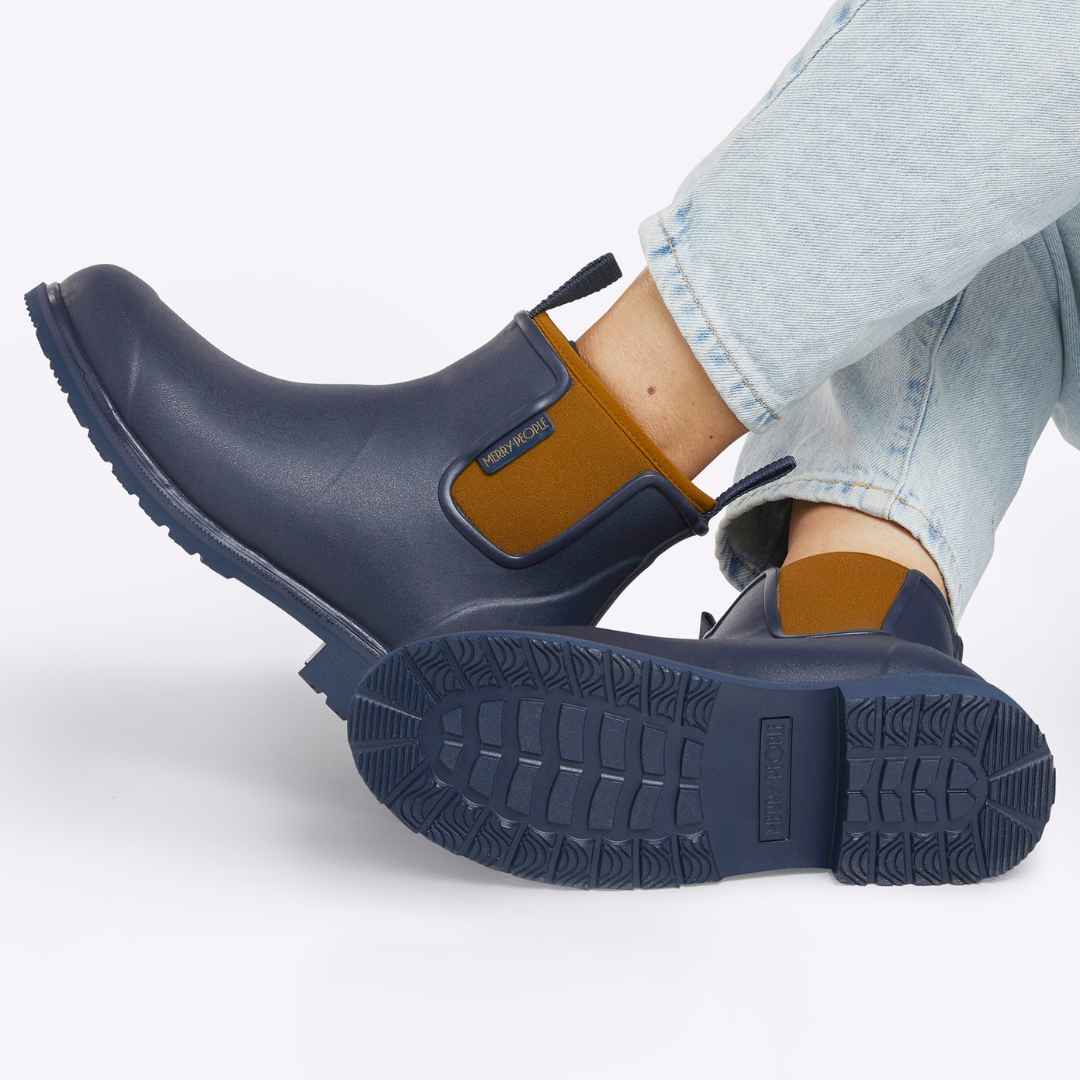 Bobbi Ankle Boot // Oxford Blue & Tan [Retired] - Image 6