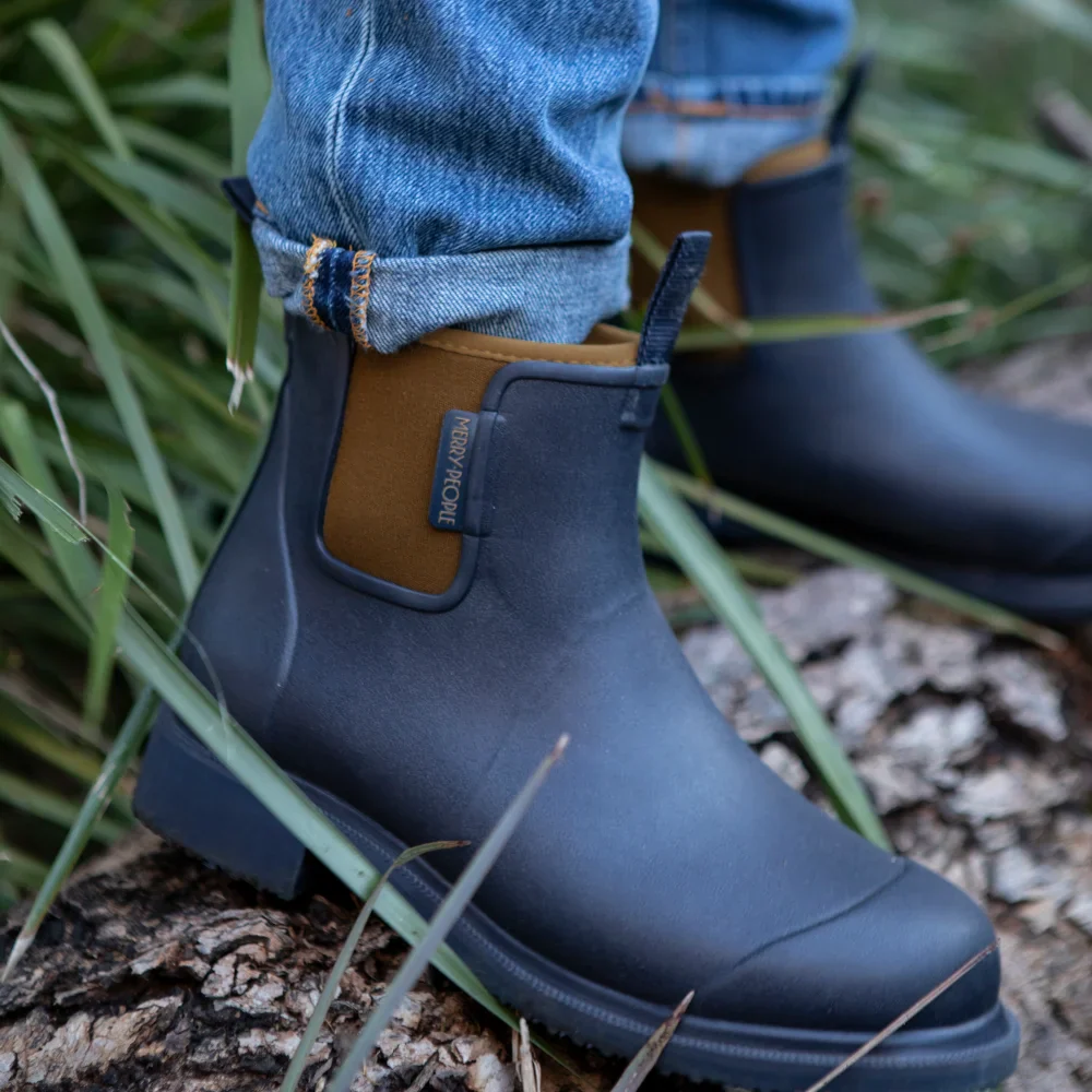 Bobbi Ankle Boot // Oxford Blue & Tan [Retired] - Image 7