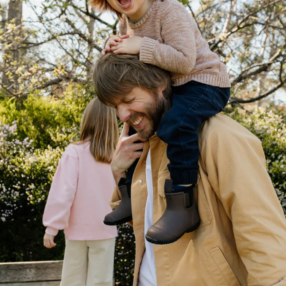 Bobbi Kids Gumboot // Chocolate & Black [Retired] - Image 4