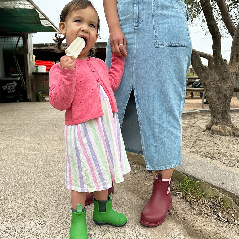 Bobbi Kids Gumboot // Grasshopper Green [Retired] - Image 5