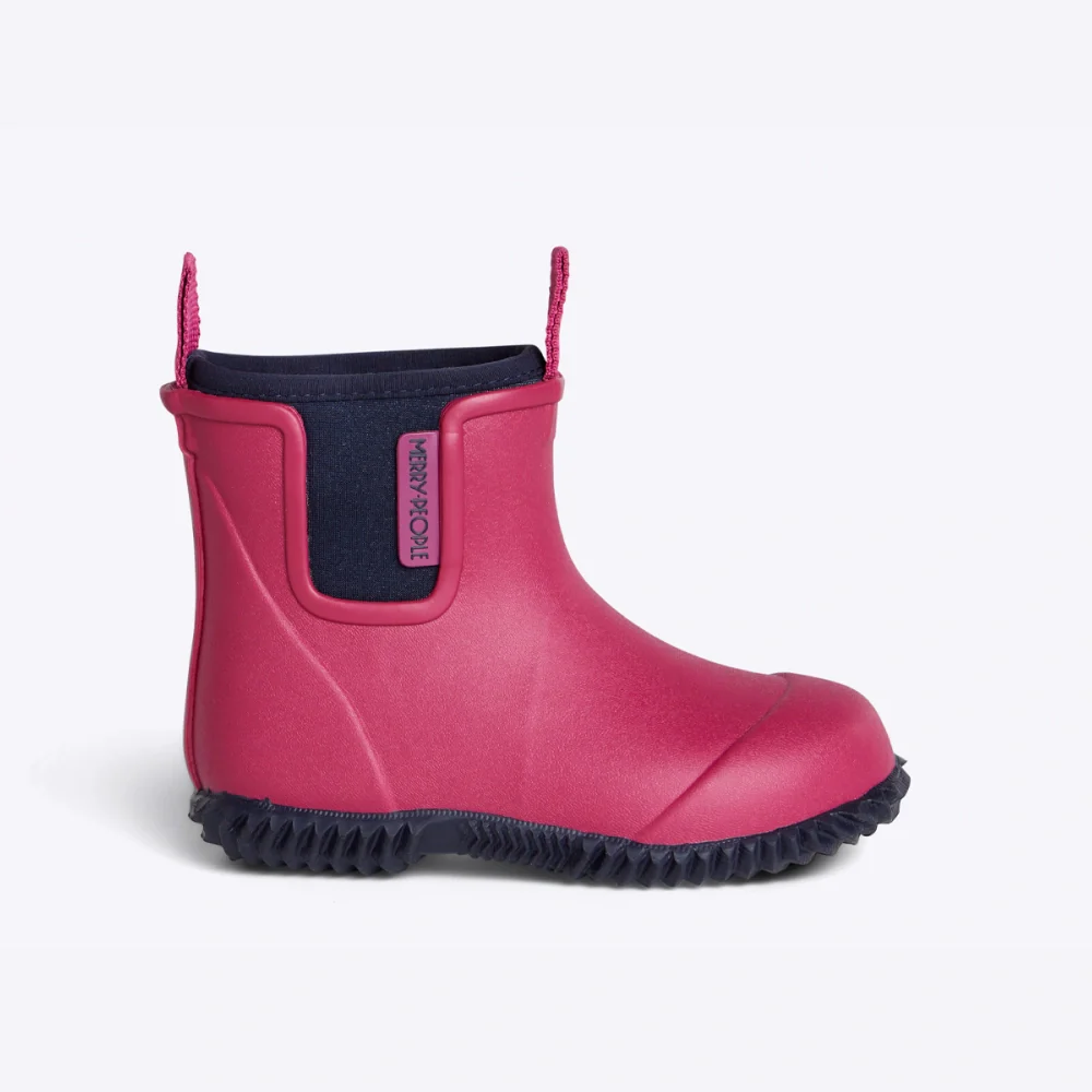 Bobbi Kids Gumboot // Magenta & Navy [Retired]