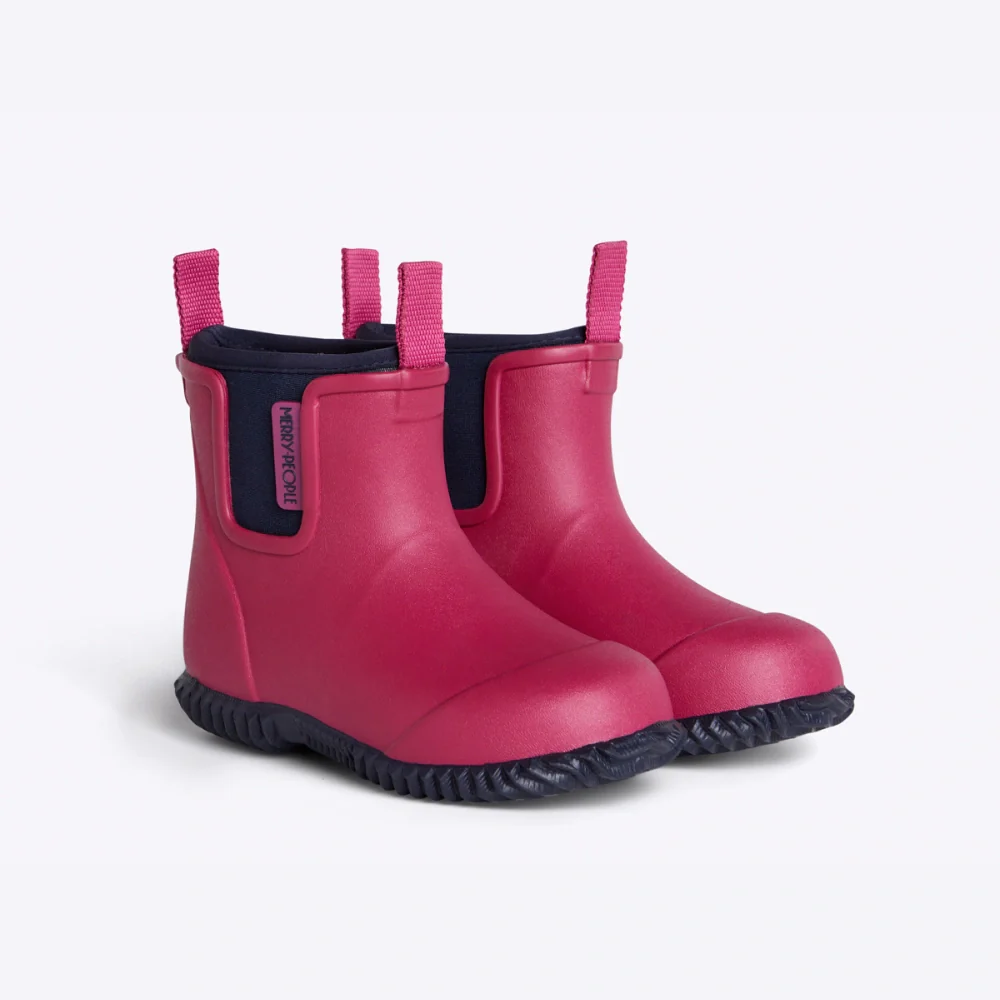 Bobbi Kids Gumboot // Magenta & Navy [Retired] - Image 2