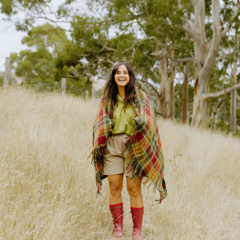 Darcy Mid Calf Gumboot  // Beetroot & Red [Retired] - Image 5