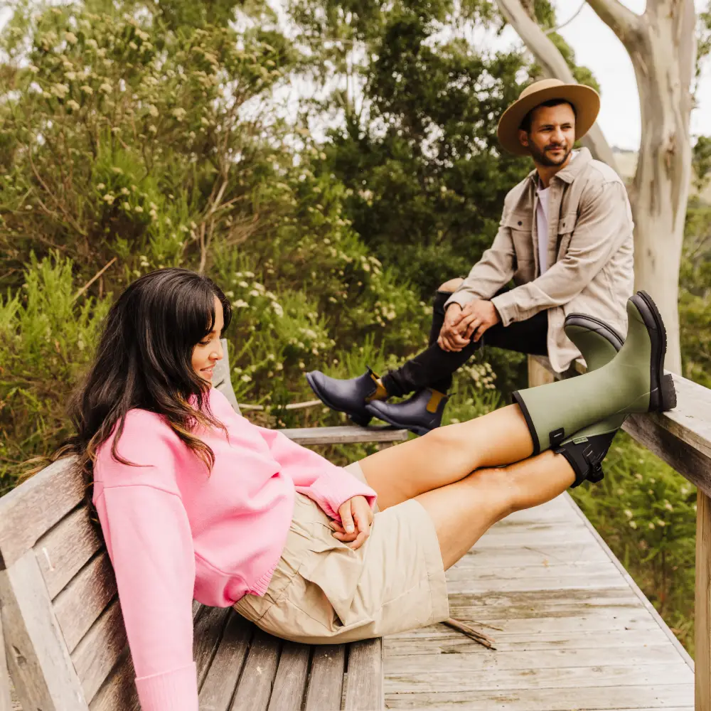 Darcy Mid Calf Gumboot  // Moss Green [Retired] - Image 5