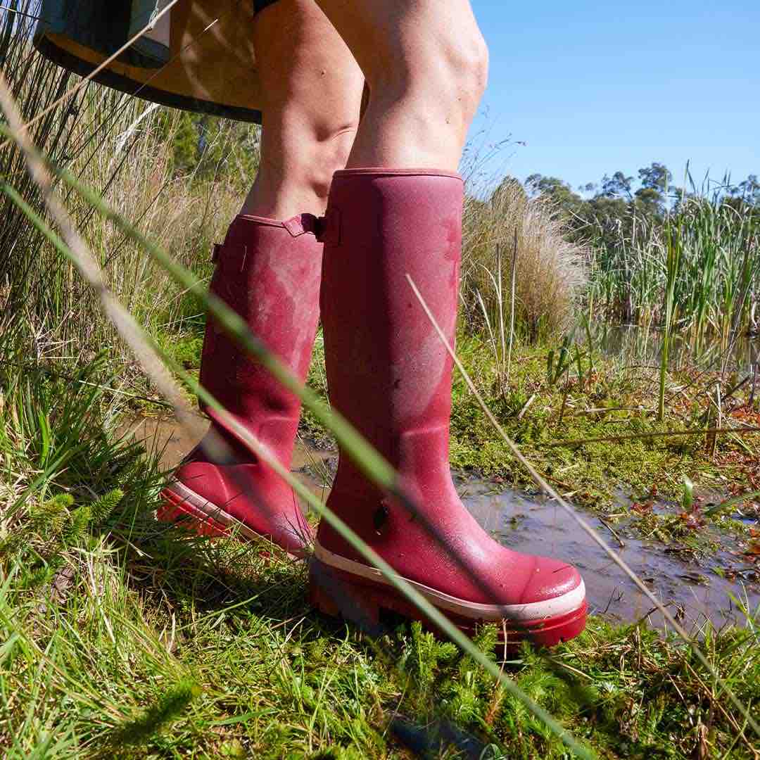 Fergie Tall Boot // Beetroot Red [Retired] - Image 6