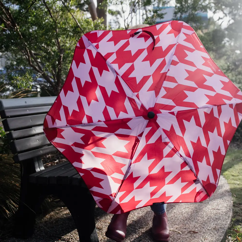 Merry People X Blunt Metro Umbrella // Crimson & Pink [Retired] - Image 5
