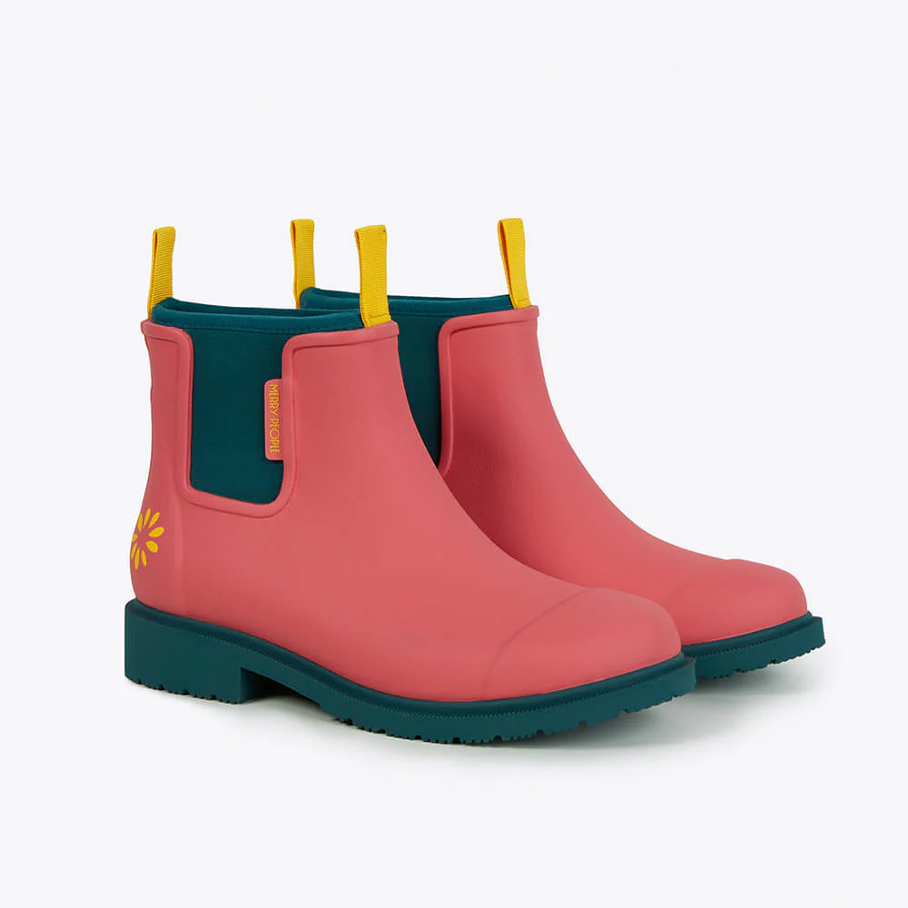 Merry People X Mothers Day Classic Bobbi Ankle Boot // Coral Teal [Retired] - Image 2