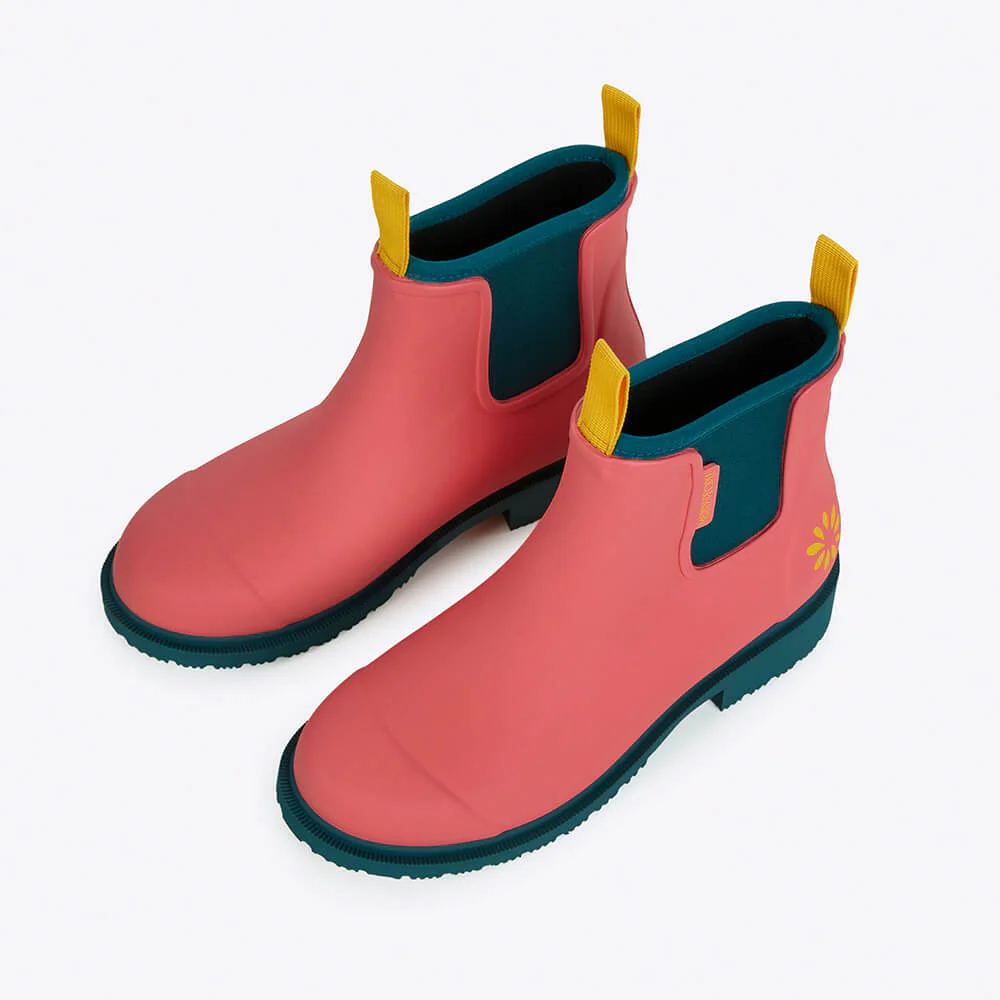 Merry People X Mothers Day Classic Bobbi Ankle Boot // Coral Teal [Retired] - Image 4