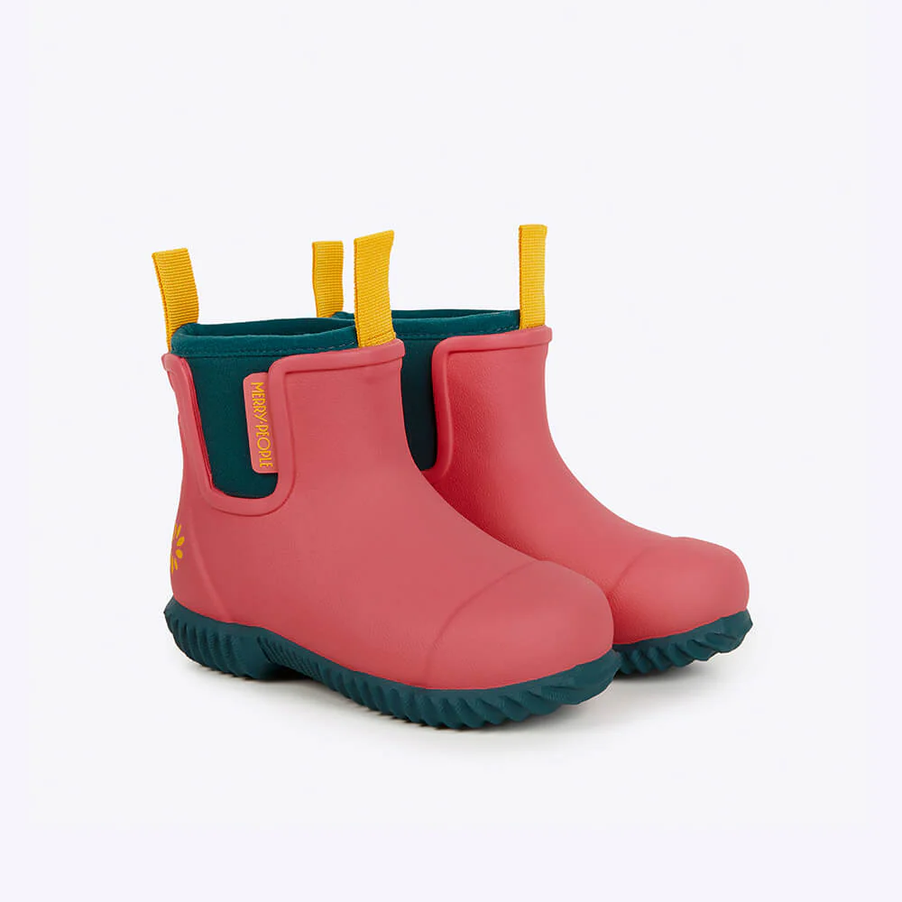 Merry People X Mothers Day Classic Bobbi Kids Gumboot // Coral Teal [Retired] - Image 3
