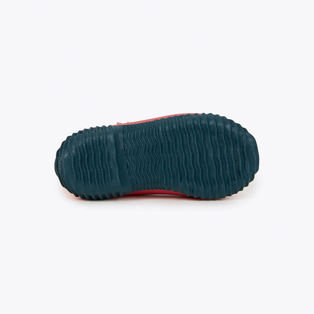 Merry People X Mothers Day Classic Bobbi Kids Gumboot // Coral Teal [Retired] - Image 4